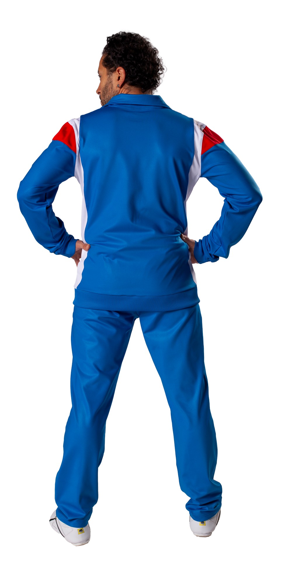KWON Tuta Ginnastica 1980 blu/bianco/rosso