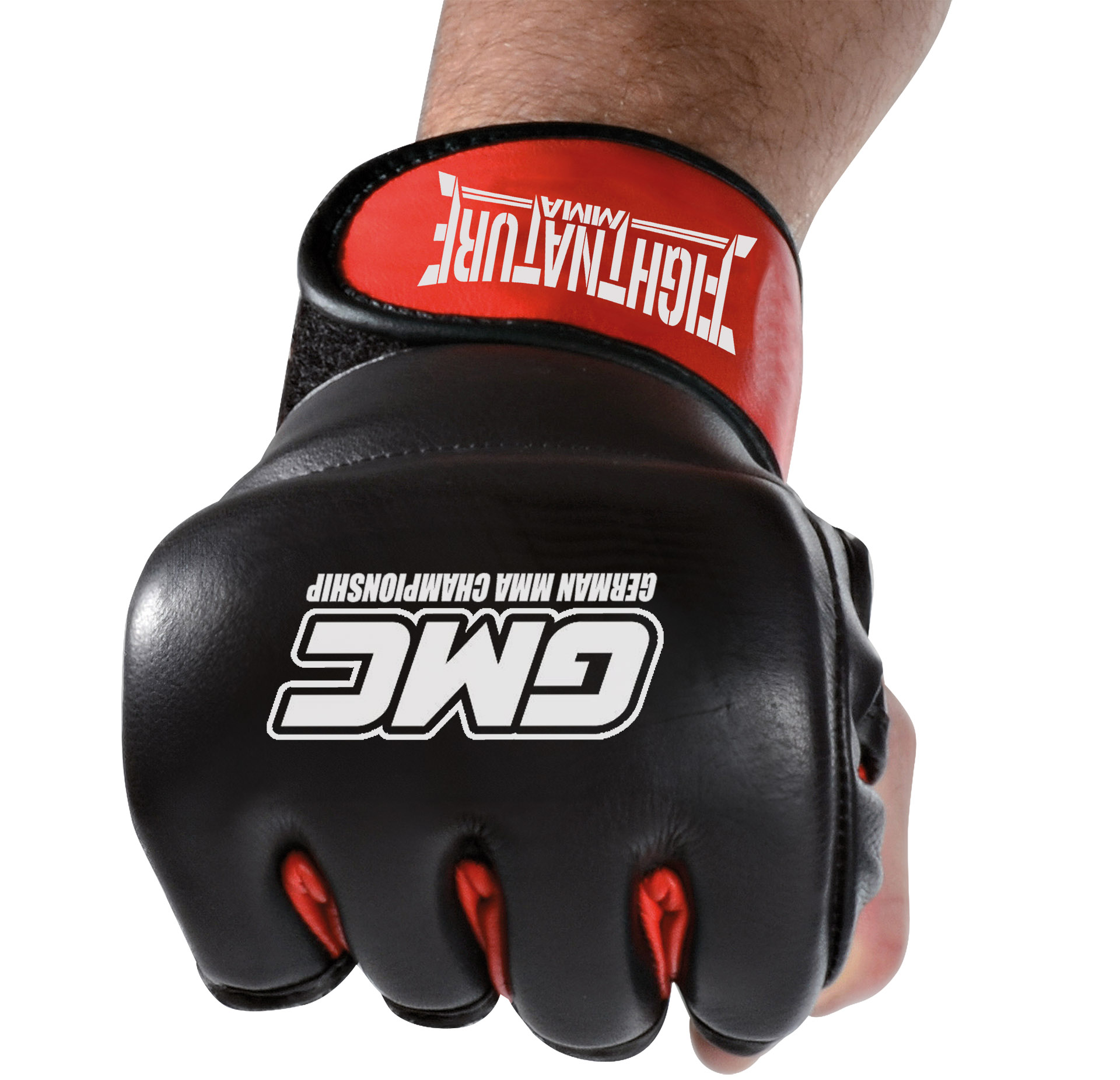 FIGHTNATURE GMC Guanti da MMA pelle