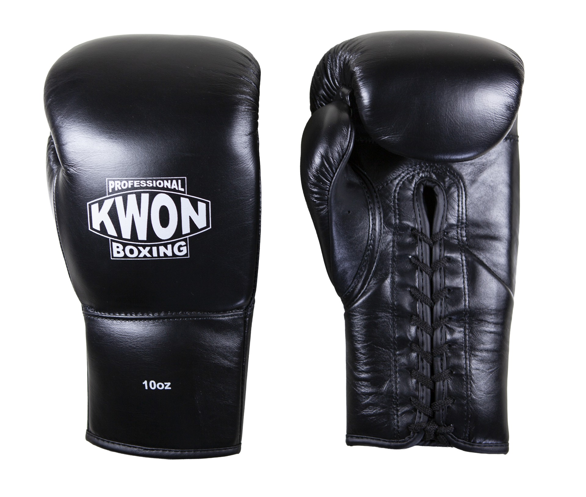 Guantoni da Boxe con i lacci Tournament neri