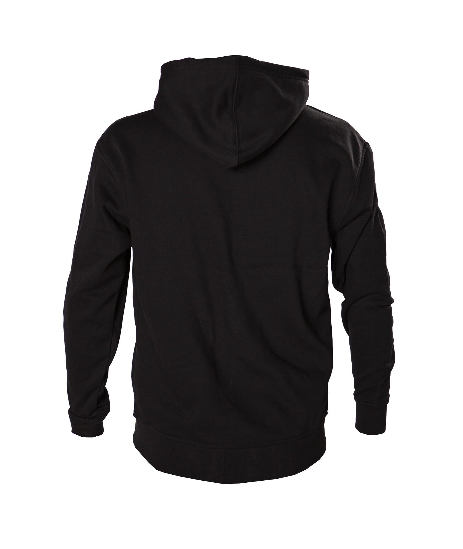 FIGHTNATURE Felpa nera con zip e logo