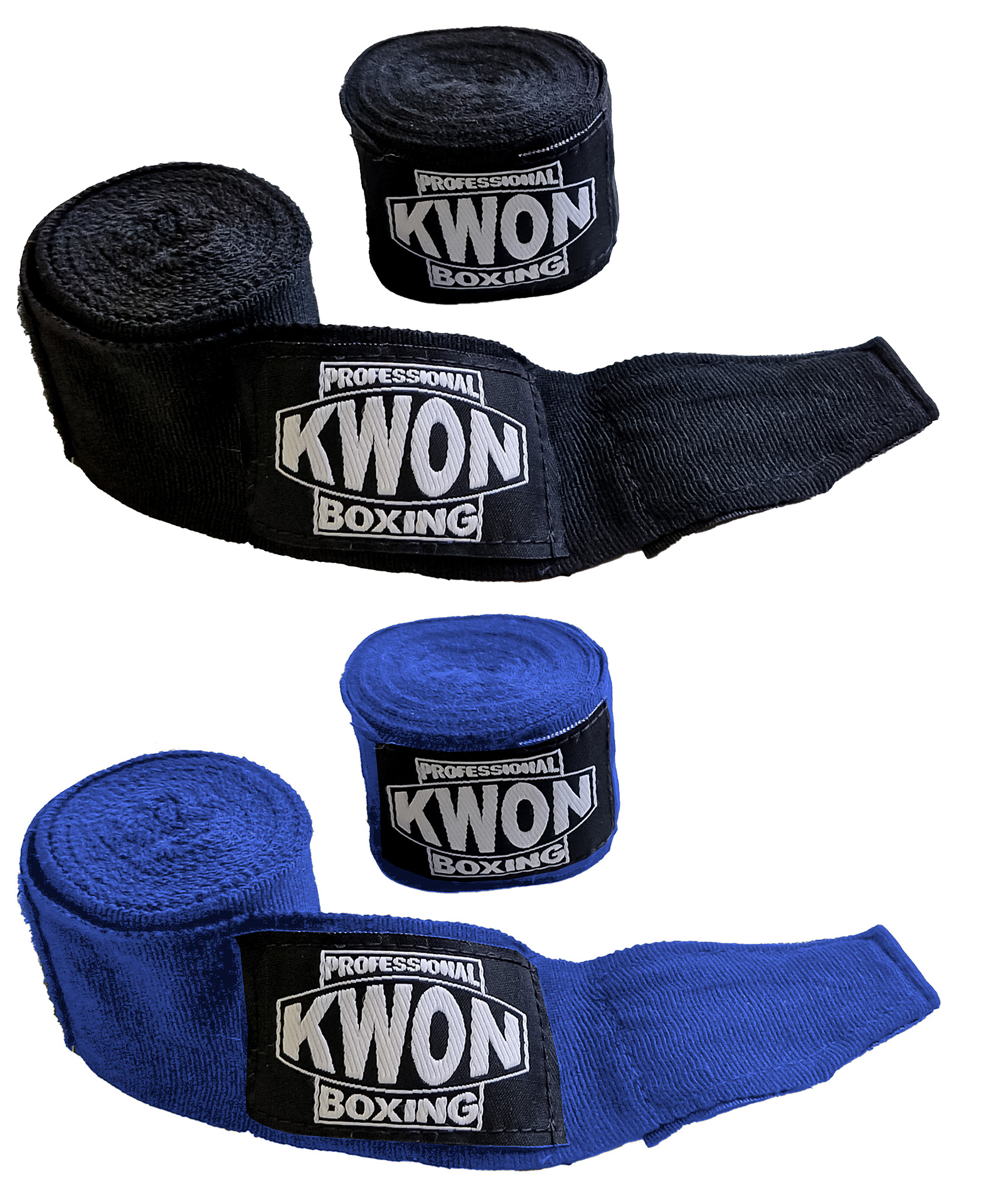Bendaggio Boxe leggermente elastico, nero
