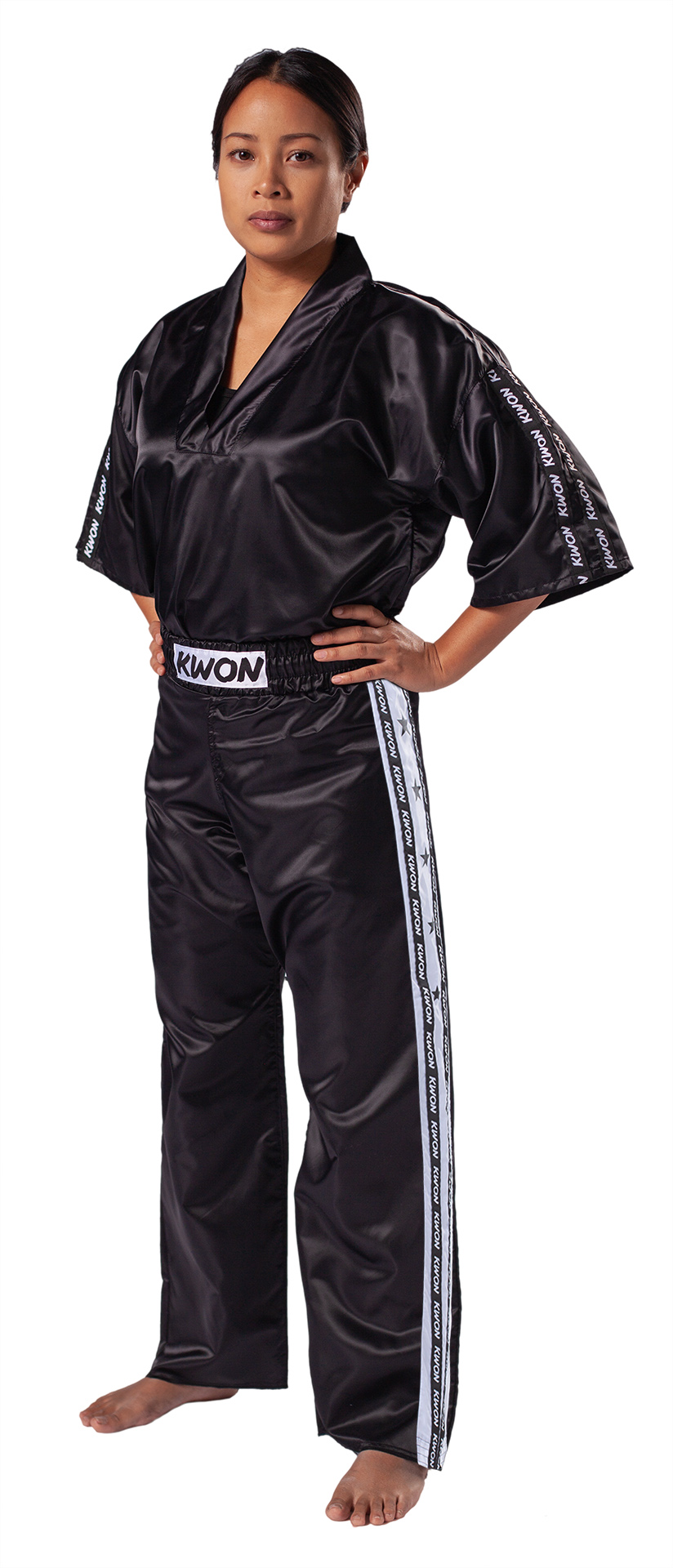 Pantaloni Kickboxing in raso Profi Design