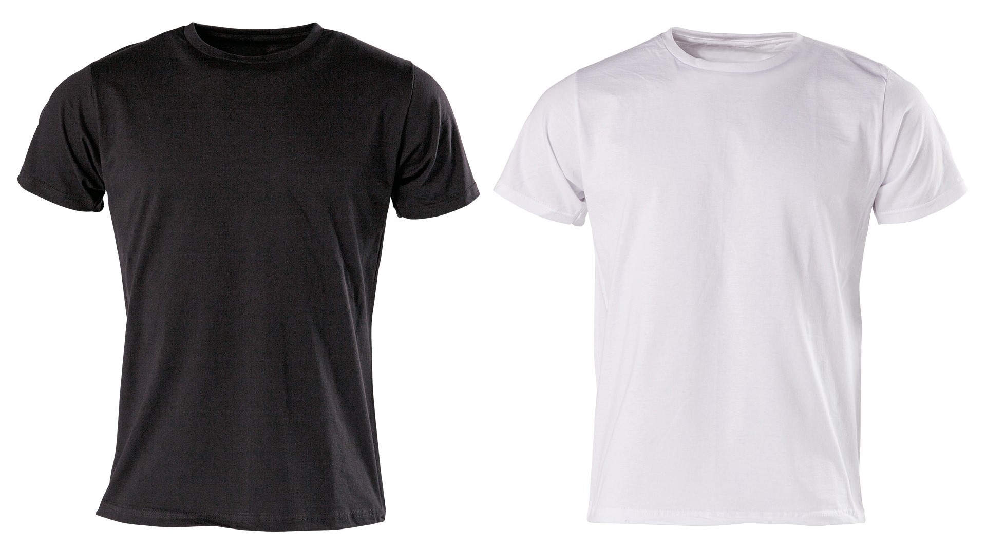 T-Shirt slim fit nera o bianca