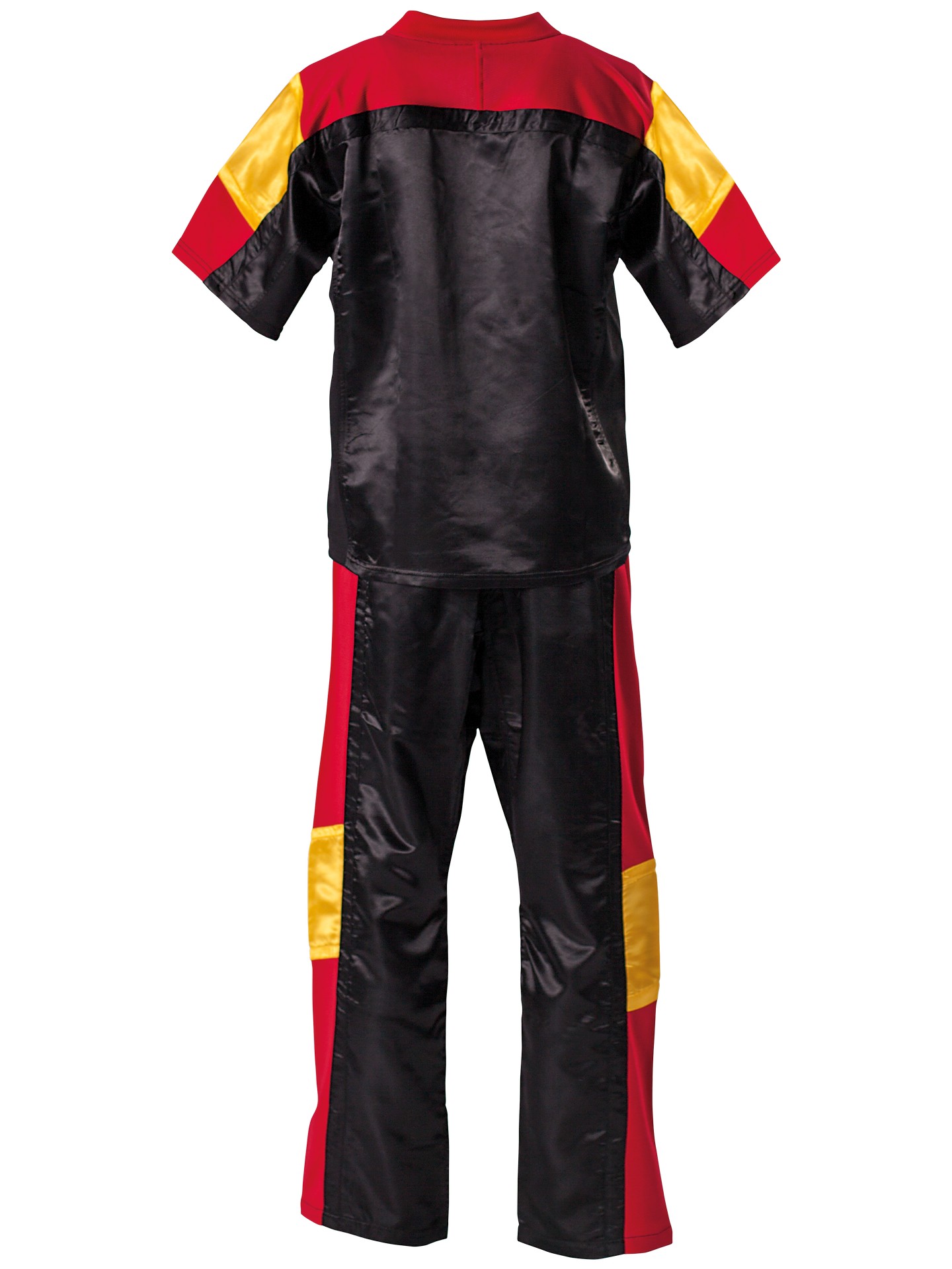 Uniforme Kickboxing Nation nero/rosso/oro